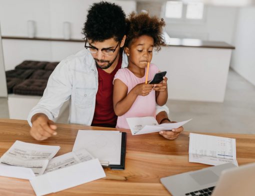 educação financeira dos filhos